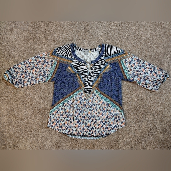 figueroa & flower Tops - Figueroa & Flower Drawstring Blouse